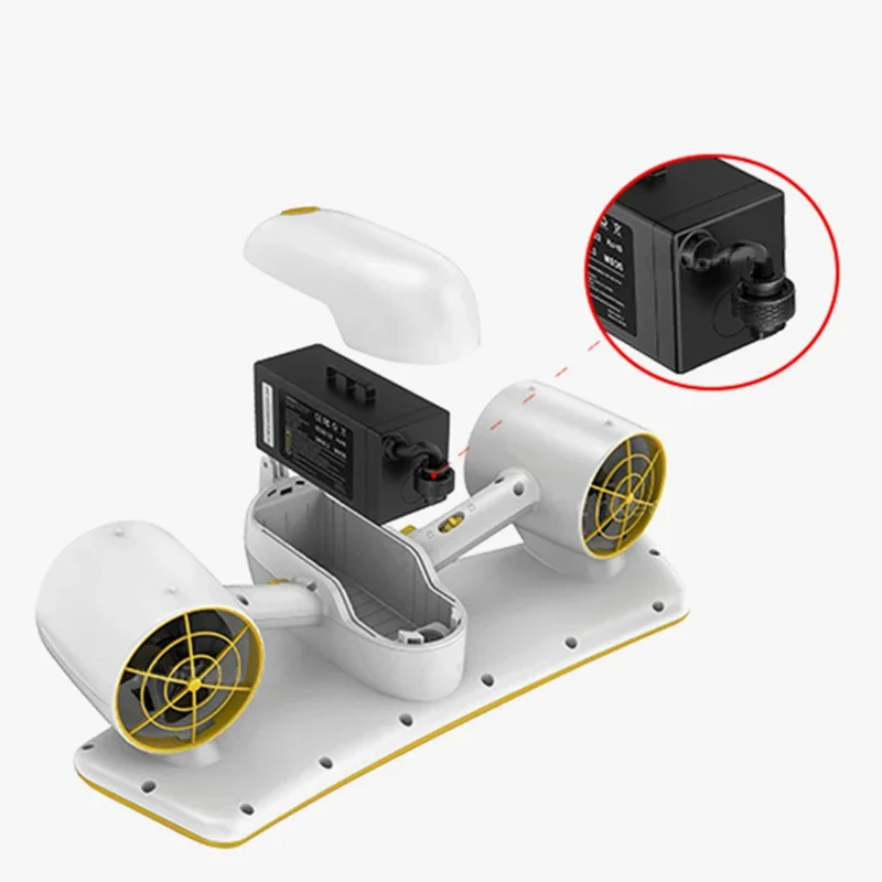 Электрическое подводное подруливающее устройство бесщеточный двигатель