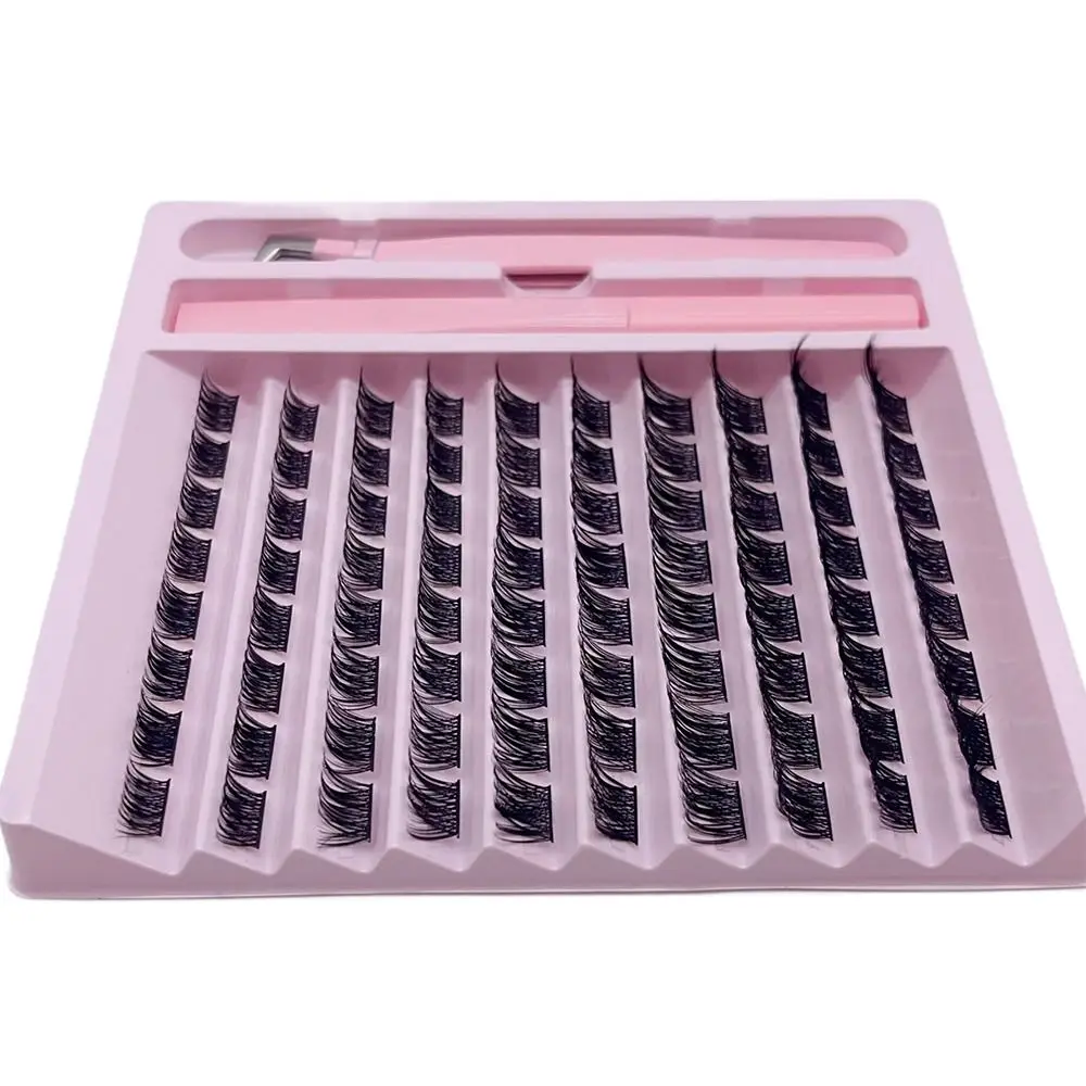 Накладные ресницы с клеем новинка смешанная длина самостоятельное нанесение