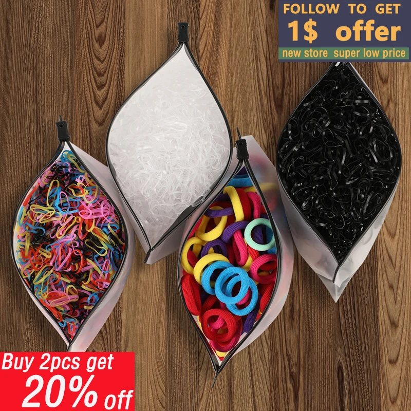 

Резинки для волос одноразовые для девочек, 50/1000 шт.