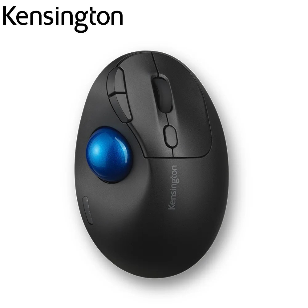 Беспроводная трекбол-мышь Kensington TB450, 2,4 ГГц + Bluetooth 50%, эргономичный дизайн, переработанный материал