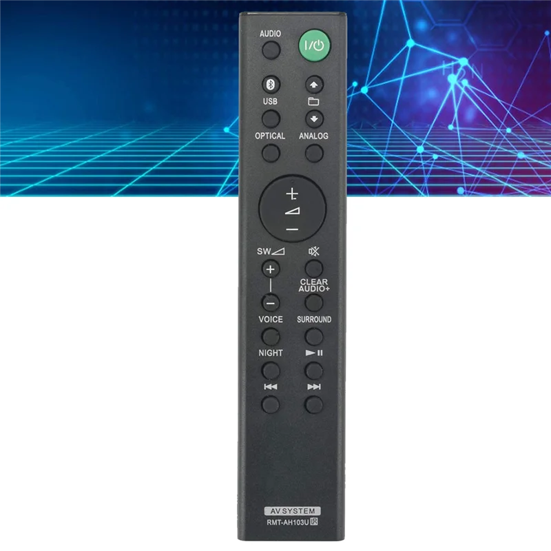 RMT-AH103U Замените пульт дистанционного управления для звуковой панели Sony HT-CT80 SA-CT80