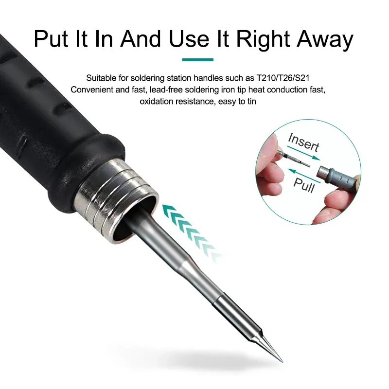 Оригинальное паяльное жало RELIFE C210 T245 C115 T12 для JBC Sugon Aifen Aixun GVM T115 T210 C245 ручка