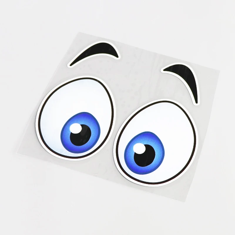 

Cartoon High-quality Fun Eye Car Sticker Decoration Decal 14CM*12.7CM