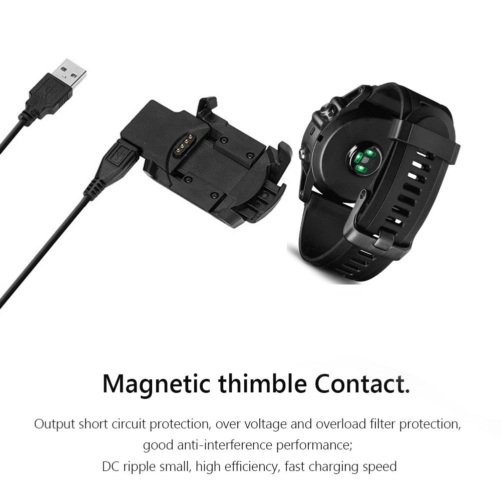 Зажим для смарт-часов зарядная док-станция Garmin Fenix 3/Fenix 3 HR/Fenix Sapphire/Quatix 3/зарядное