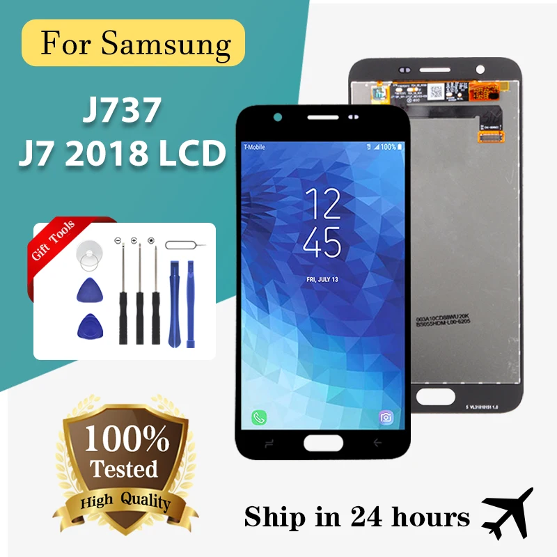 

Brand New J7 2018 Display For Samsung Galaxy J737 LCD Touch Screen Panel Glass Digitizer J737A J737P J737V J737T Assembly