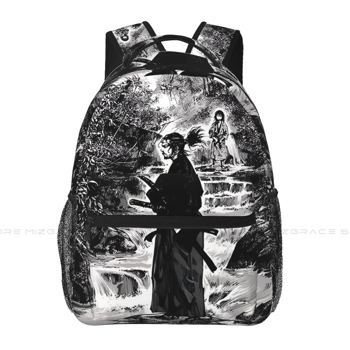 Anime Collage Casual Print Student School Bag Women Man's Travel Bags Laptop Daypack