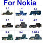 Модуль платы зарядного устройства USB Jack для Nokia 1,3 1,4 2,2 2,3 3,2 4,2 5,3 5,4 6,2 7,2 запасная плата разъема Usb-порта для зарядки
