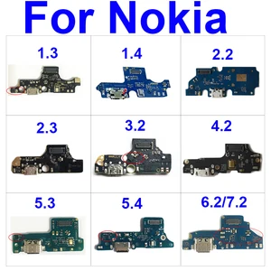 Модуль платы зарядного устройства USB Jack для Nokia 1,3 1,4 2,2 2,3 3,2 4,2 5,3 5,4 6,2 7,2 запасная плата разъема Usb-порта для зарядки