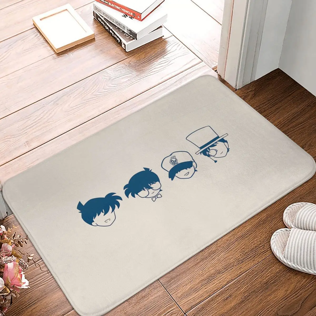 

Detective Conan Icons 56 Doormat Rug carpet Mat Footpad Bath mat Non-slip toilet Balcony Parlor durable Washable