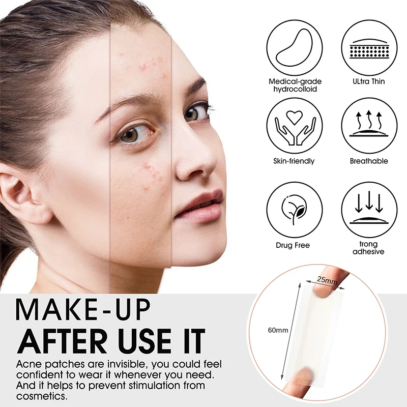 

2 шт., Гидроколлоидные Пластыри для ухода за кожей