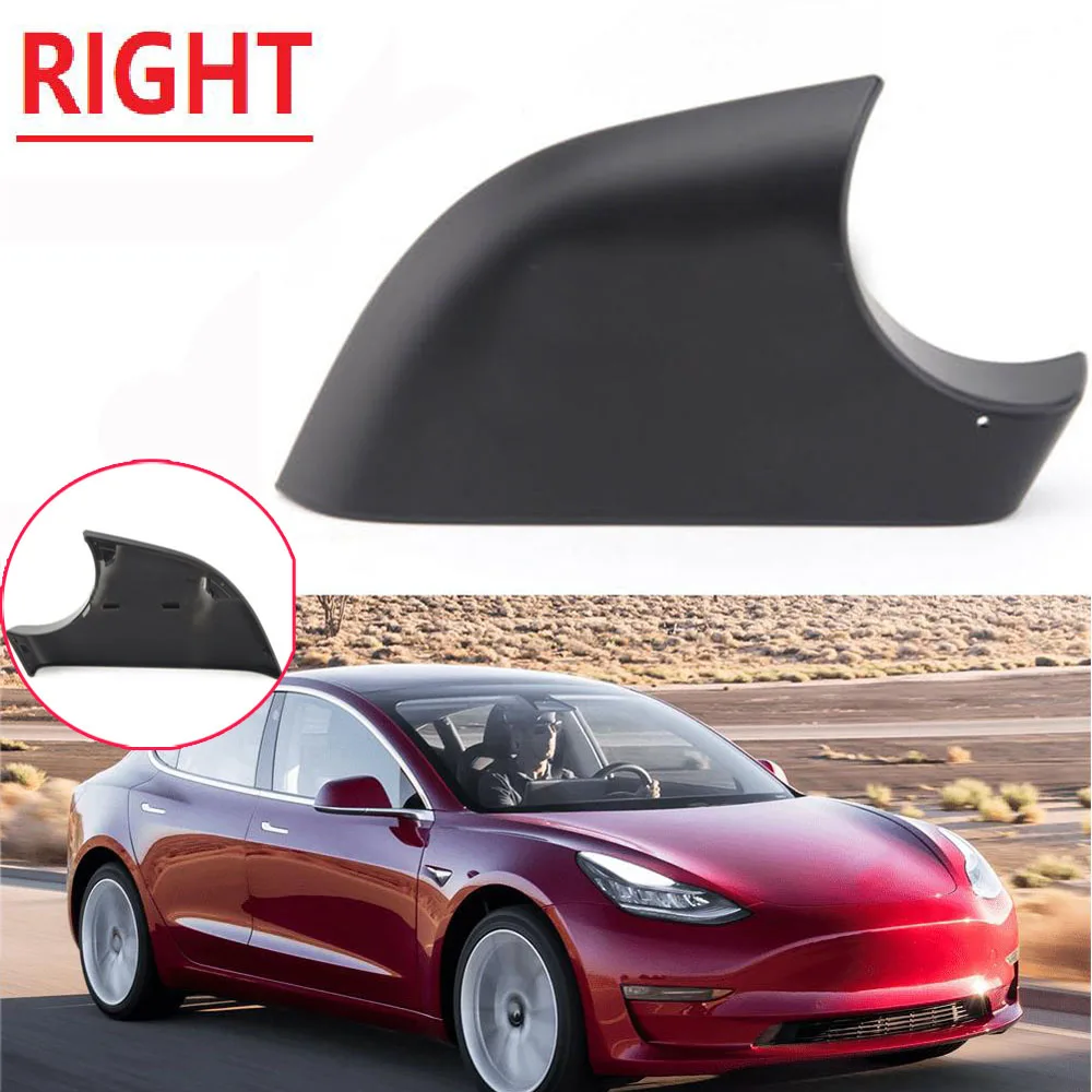 Right Passenger Side Door Wing Mirror Cover Lower Holder For Tesla Model 3 17-21 Durable Car Mirror Cover Lower Holder