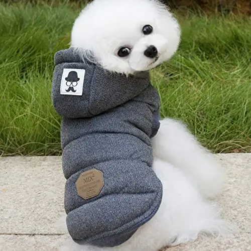 

Jacket, Sweatshirt, Winter Down Jacket, Anumal Domestic Hooded Coat, Warm Clothes Collar for Recovery Cone Dogs