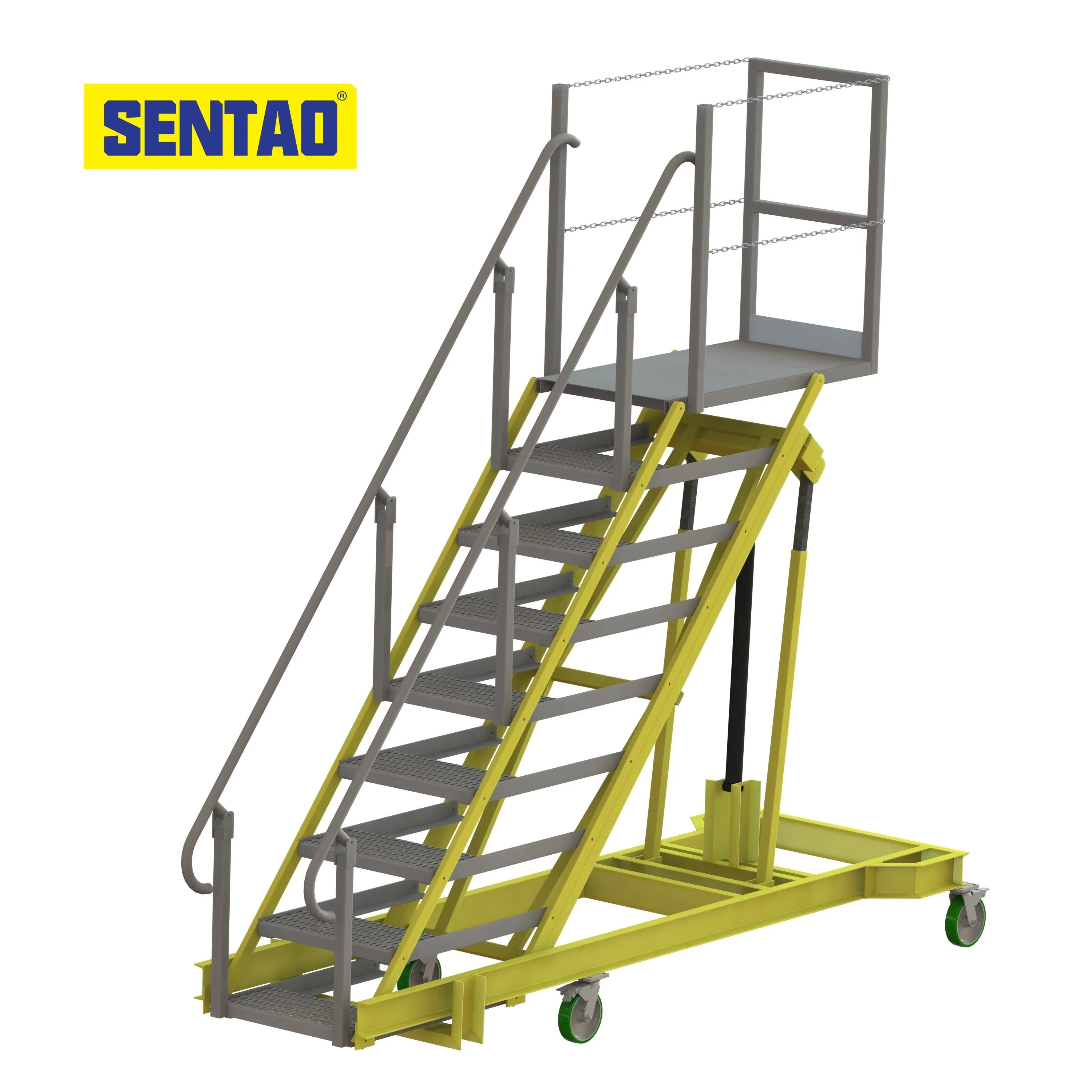 SENTAO Настраиваемая стальная мобильная платформа альпинистская лестница
