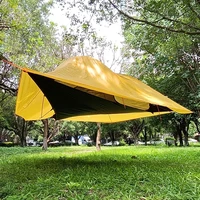 Outdoor Camping Hanging Hammock Tent Portable Rainproof Sun Protection Multi-Person Tourist Hammock Garden Suspended Swing Ideas