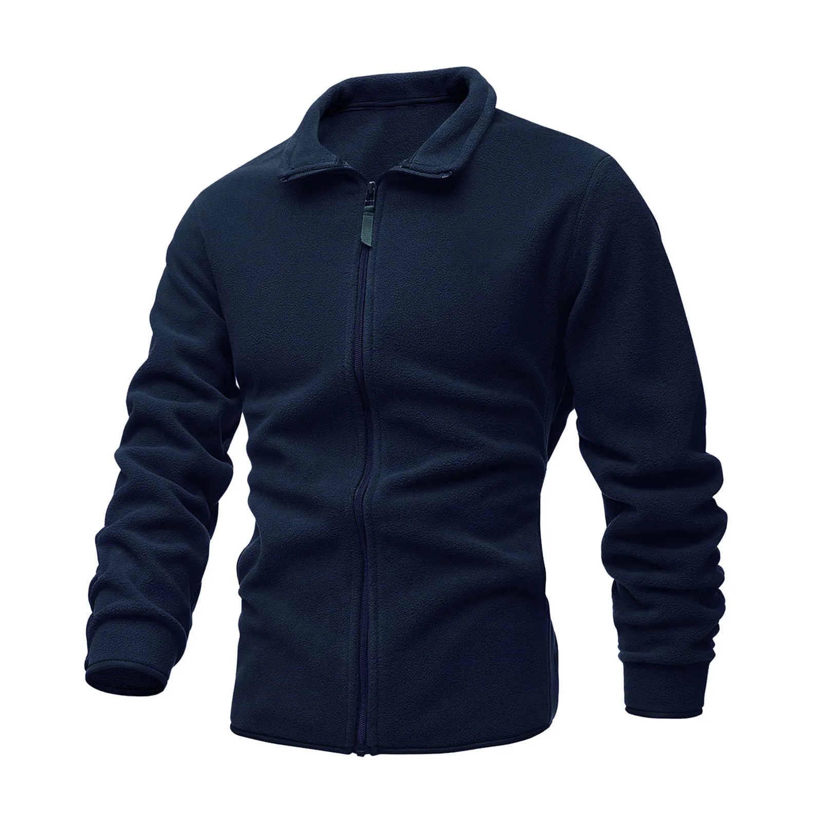 Мужская куртка толстое флисовое пальто ветровка облегающая двойная бархатная