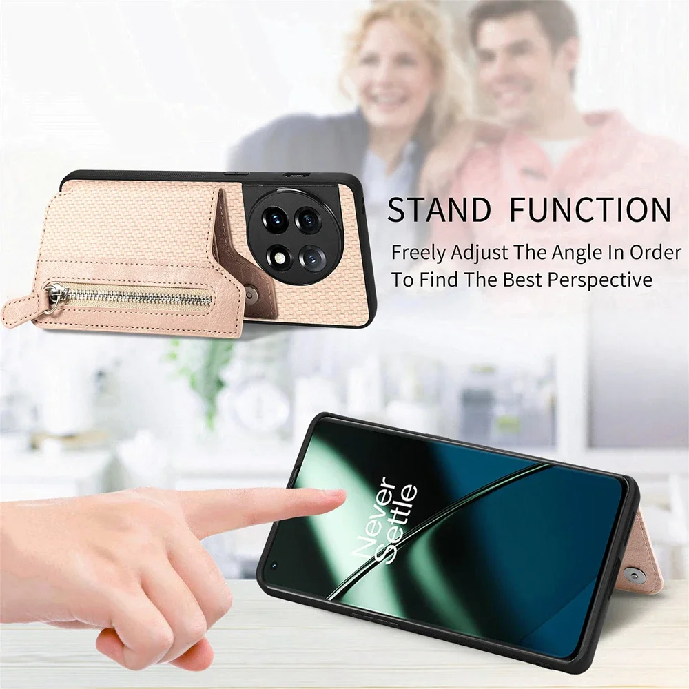 Магнитный кожаный флип-чехол для телефона OnePlus One Plus 11 12 10T ACE Pro Nord CE 3 CE3 Lite