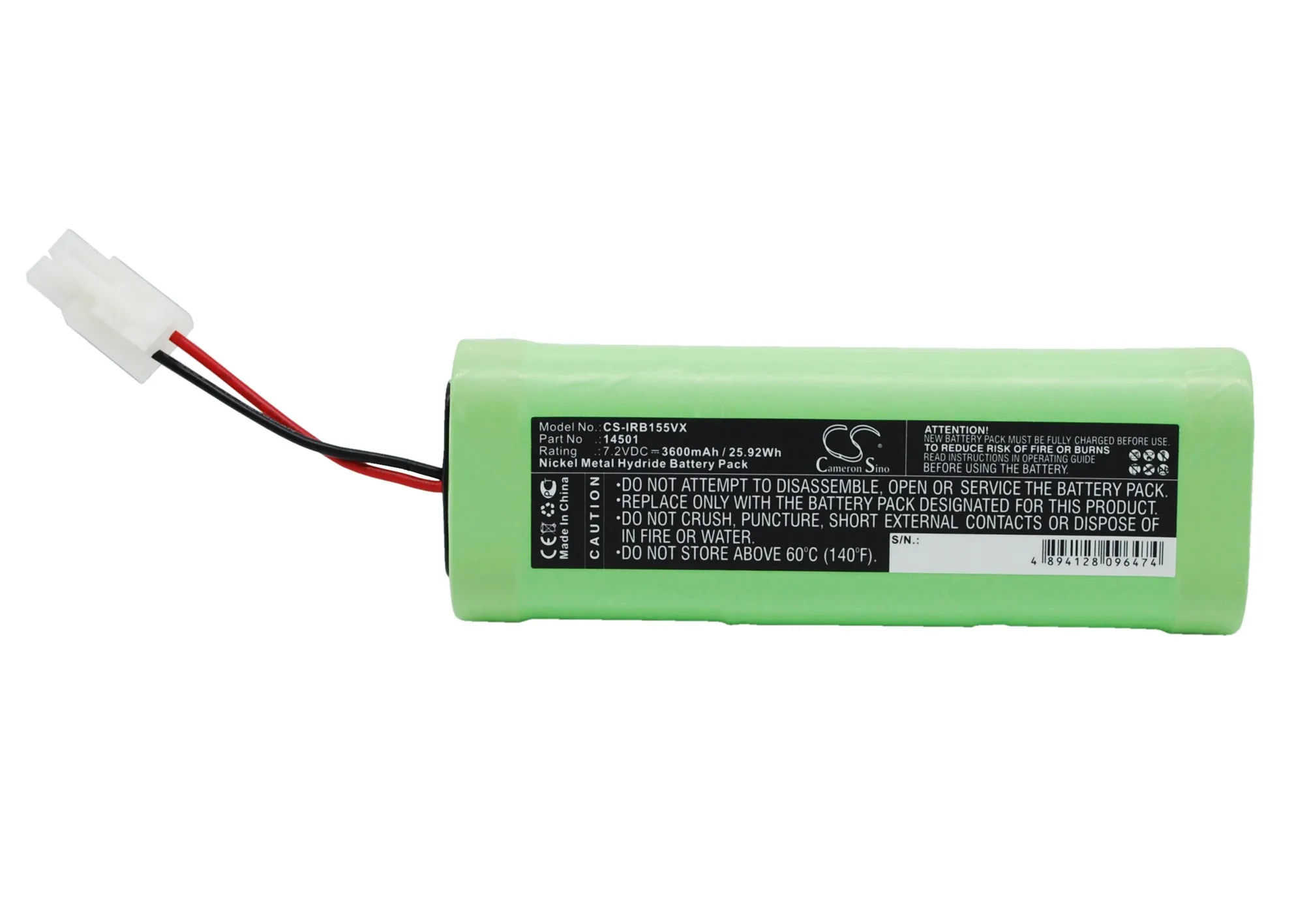 

Вакуумная батарея для iRobot 14501 Looj 125 Looj 135 Looj 155 3600mAh/WH