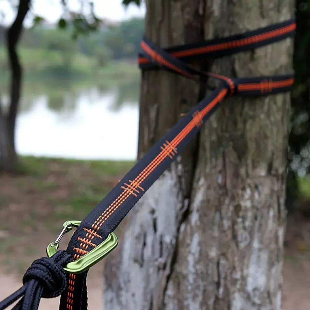 

Hammock Straps Belts Extra Strong & Lightweight Ropes and 600 LBS Breaking Strength No Stretch Polyester Hammock Straps