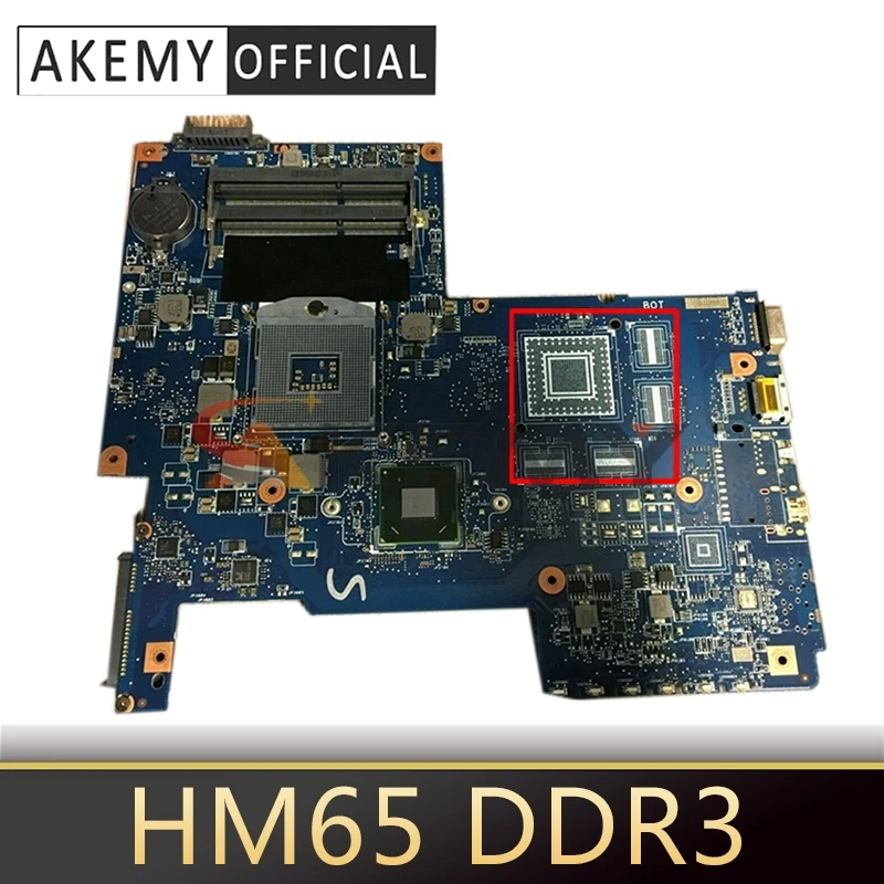 Материнская плата AKEMY H000033480 для ноутбука TOSHIBA Satellite C670 материнская HM65 DDR3 |