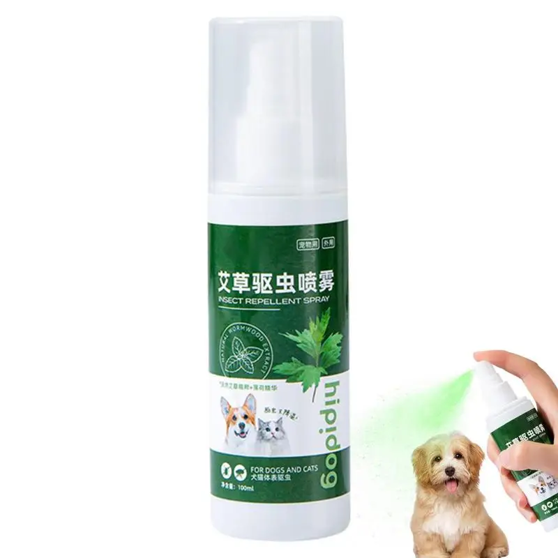 

Dog Tick Removal Spray Cat Flea Spray 100mL Effective Formula Flea Tick Mosquito Repellent For Dogs Cats And Home Pet Supplies