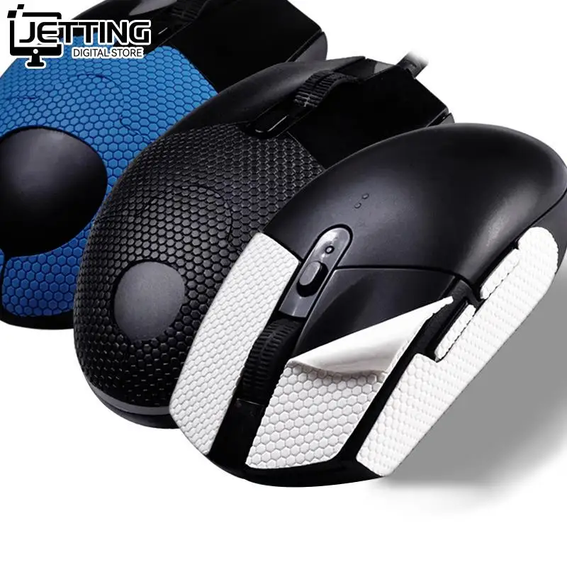 

1set Mouse Grip Tape Skate Handmade Sticker Colored Non Slip Wear-resistant Suck Sweat Protector For Logitech G304/G102 Mouse