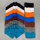 Бесшовный комплект для йоги, спортивный костюм, женская спортивная одежда, комплект из двух предметов, одежда для тренировок, одежда для спортзала, бесшовные леггинсы с высокой талией, спортивный топ