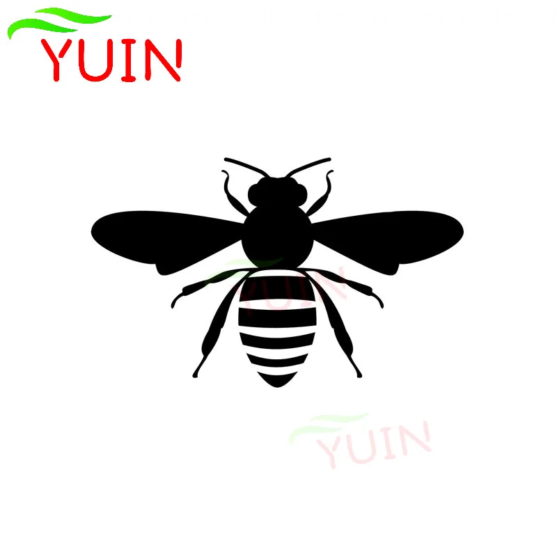 

YUIN Cute Bee Car Sticker Beekeeper Fashion Style PVC Rear Windshield Bumper Decoration Accessories Waterproof and UV Decal