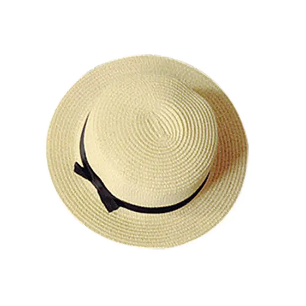 

Соломенная шляпа с маленькими полями для женщин и девушек, летняя пляжная шапка, головной убор, головной убор