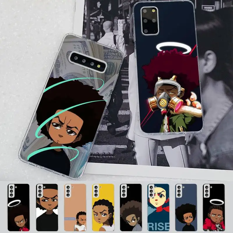 

Yinuoda Huey Freeman Boondocks Phone Case for Samsung S21 A10 for Redmi Note 7 9 for Huawei P30Pro Honor 8X 10i cover