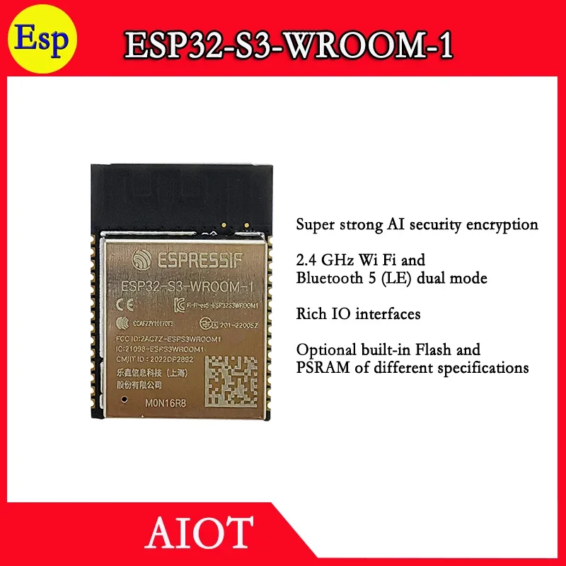 ESP32-S3-WROOM-1 ESP32 S3 WROOM 1 Espressif ESP32-S3 PCB Внутренняя антенна