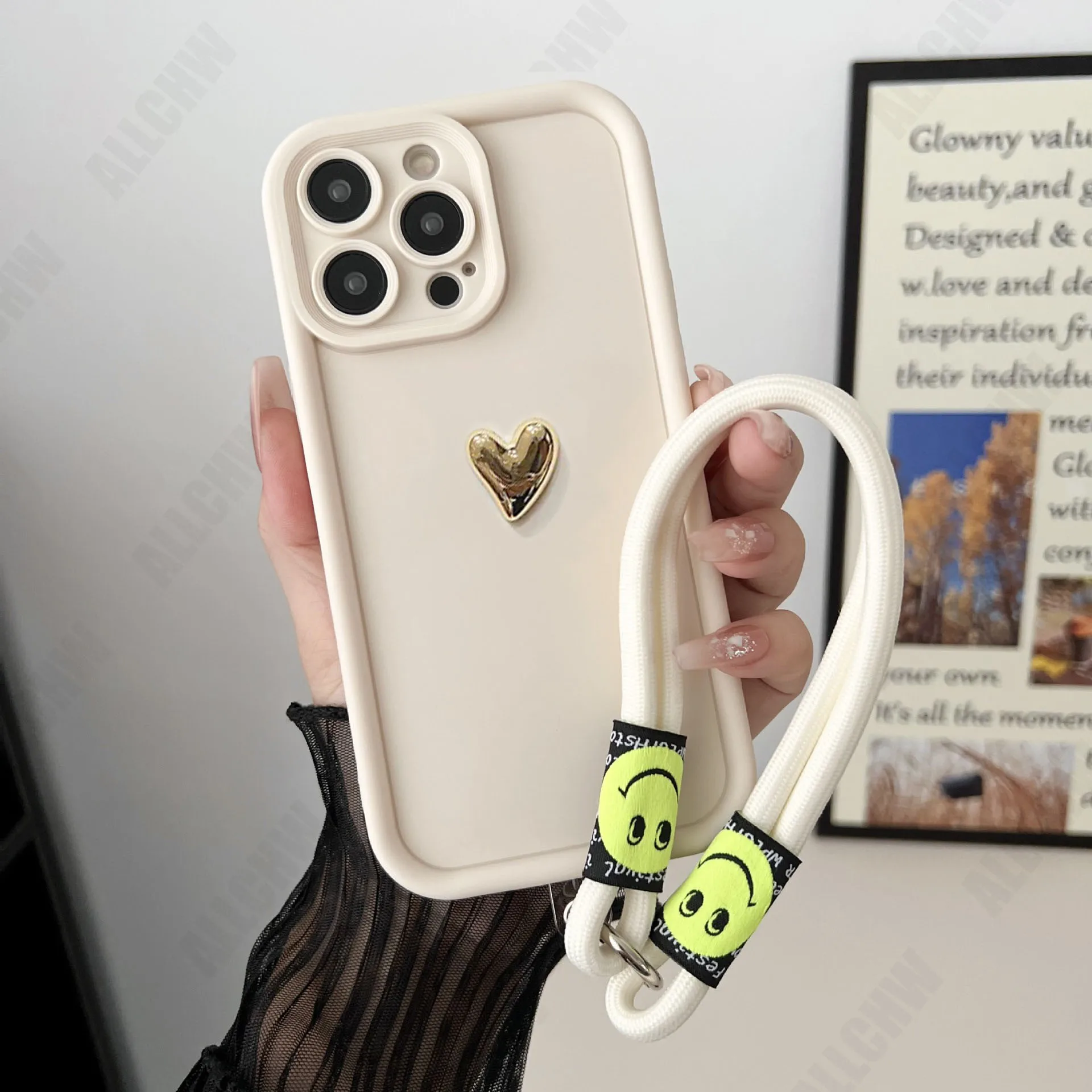 Фото Мягкий силиконовый чехол для телефона с 3D золотым сердцем для Xiaomi Mi 9 10 11 12 13 Lite 14 15 Ultra 11i 11X 12X Mi 9T 11T 12T 13T 14T Pro Cover №4