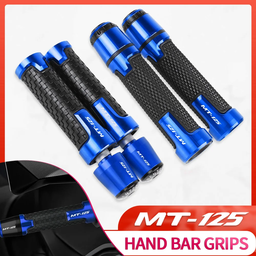 

Motorcycle handlebar grip For YAMAHA MT125 2014-2016 2018 YZFR125 WR125X/R XMAX125 200 250 400 handle hand bar grips ends MT-125