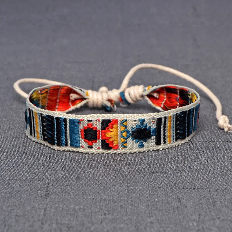 

Bohemia Style Weave Rope Friendship Bracelets For Women Men Cotton Handmade Charm Bracelet & Bangles Ethnic Jewelry Gifts