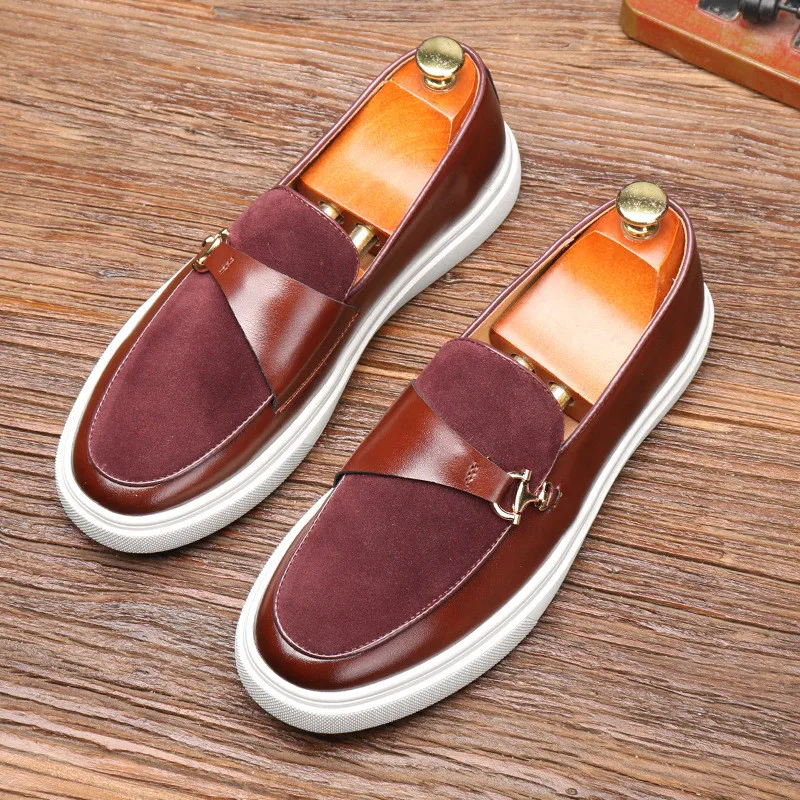 Новые мужские повседневные кожаные туфли с пряжкой модные женские свадебные