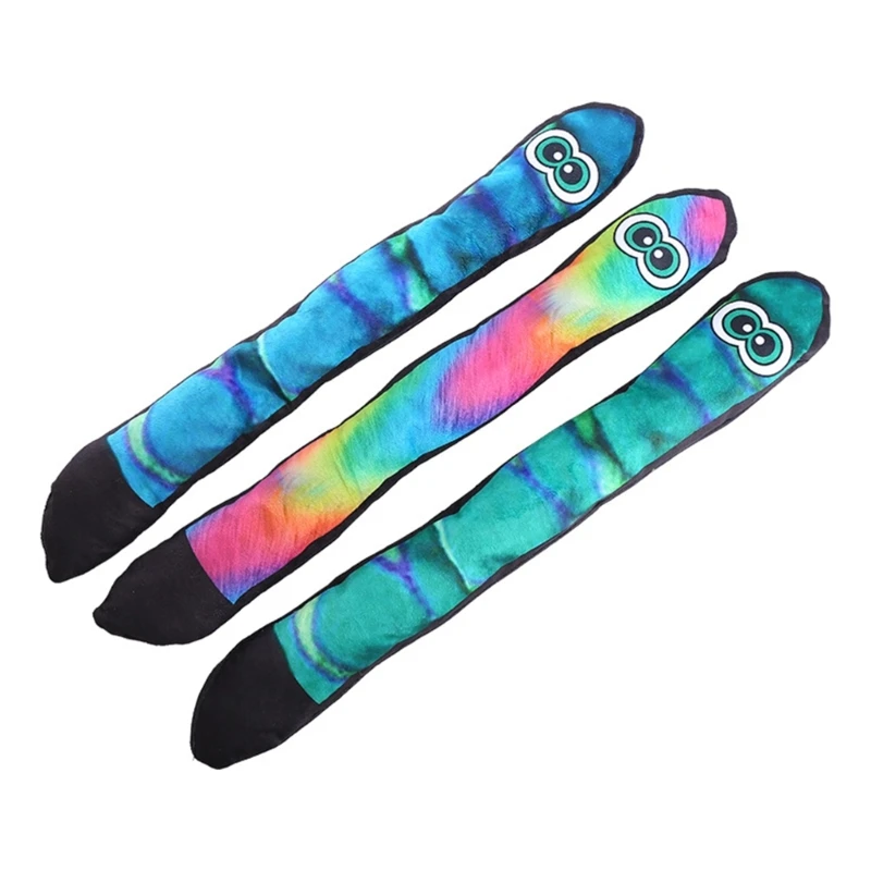 Игрушка для щенков Cute SnakeShape Puppy Dog Прорезывание зубов False SnakeToy с глазом