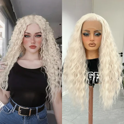 Синтетический парик Lu's Wigs Платиновый блондин