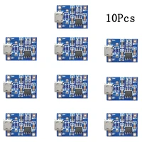 1 10pcs micro usb 5v 1a 18650 tp4056 lithium battery charger module charging board with protection dual functions 1a li ion