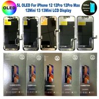 sl oled for iphone 12 pro max 12mini 13 mini lcd with 3d touch screen digitizer assembly lcd display screen replacement parts