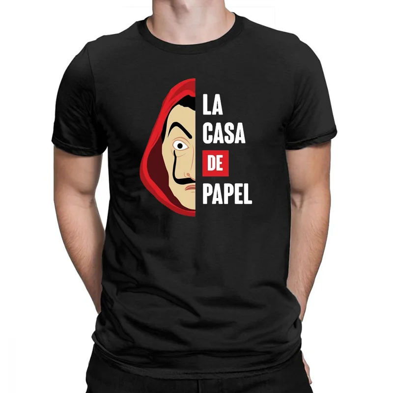 

Футболка унисекс с принтом La Casa De Papel, футболка оверсайз с коротким рукавом, весна-лето