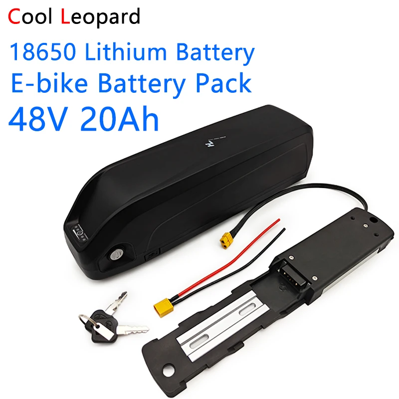 

High Powered E-Bike 48V 20Ah Lithium Battery Pack,for Hailong Electric Mountain Bicycle 18650 Li-ion Battery Built-in BMS