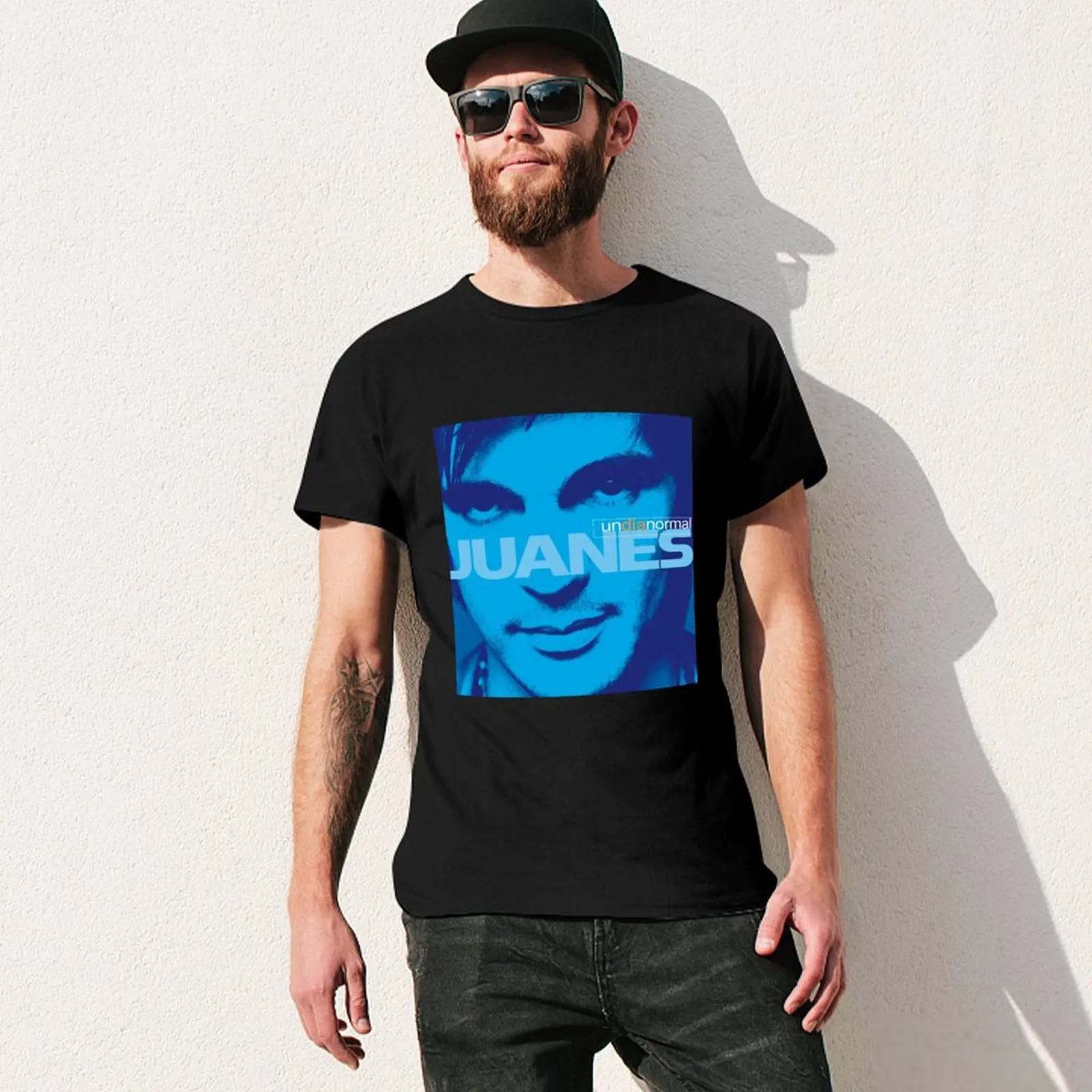 Фото Juanes Un da Normal T-Shirt, рубашки с рисунком, необходимые футболки, футболки, толстовки, мужские №3