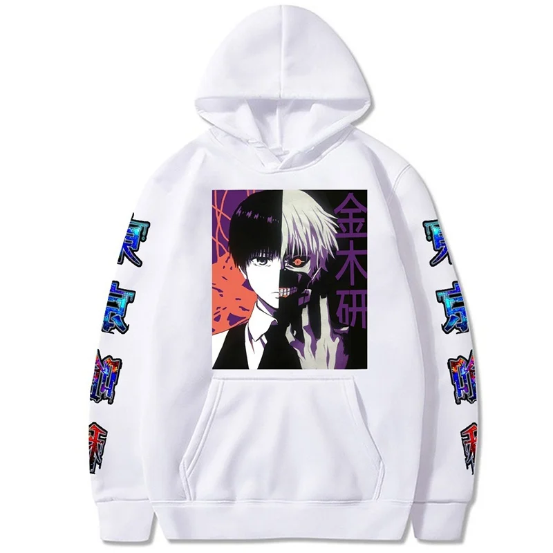 

Japan Anime Tokyo Ghoul Kaneki Ken Printed Men/women Hoodie Long Sleeve Sweatshirt hoodies