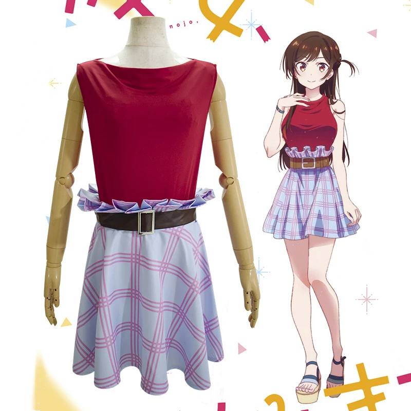 

Anime Rent A GirlFriend Mizuhara Chizuru/Sakurasawa Sumi/Nanami Mami Cosplay Dress Rent A GirlFriend Cute Costume