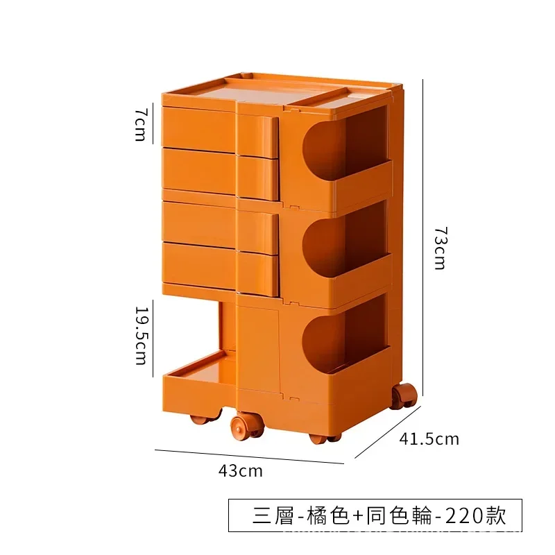 Трехслойная прикроватная тумбочка скандинавская креативная мебель сетка