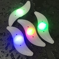 bicycle light night safety warning light riding equipment willow leaf wind fire wheel mountain bike steel wire color spoke light