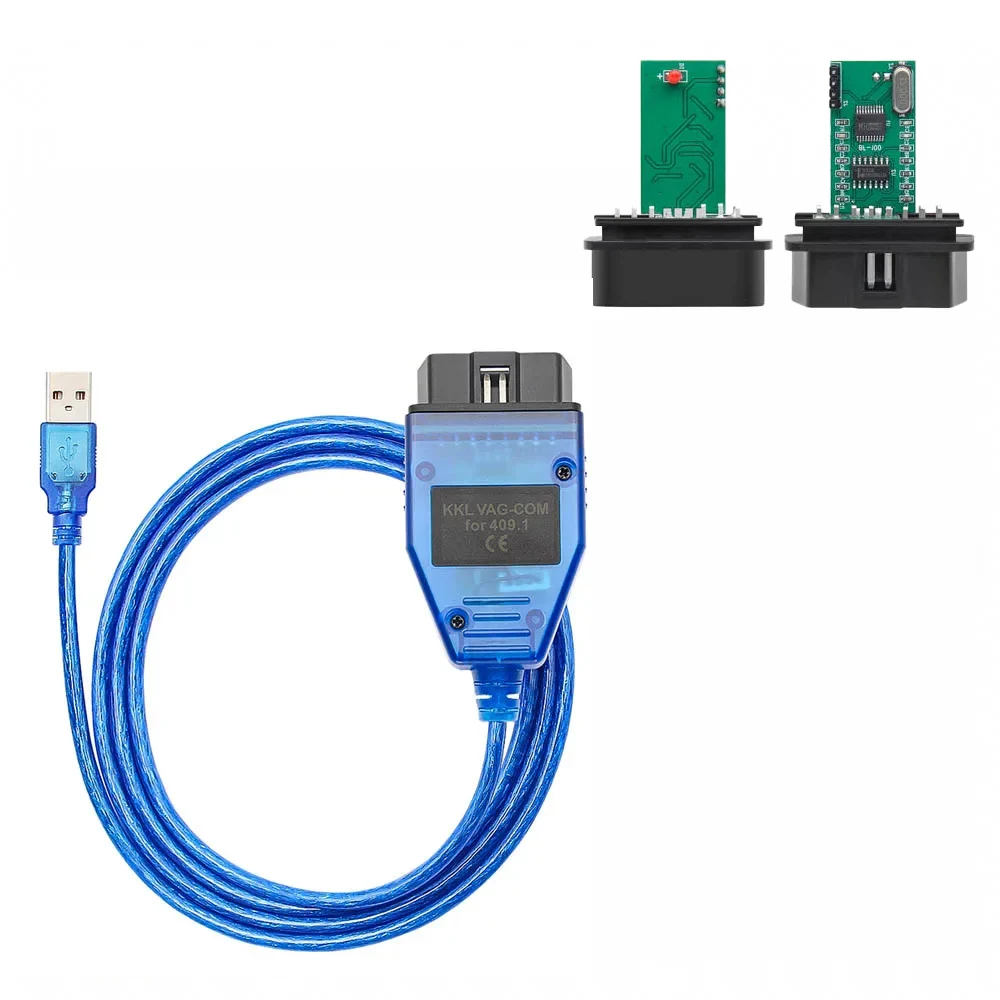 

Автомобильные диагностические инструменты OBD 2 для Audi/VW/Seat/Skoda кабель для автомобильного сканера Vag-Com 409,1 KKL FT232RL K Line инструмент для осмотра автомобиля vcds