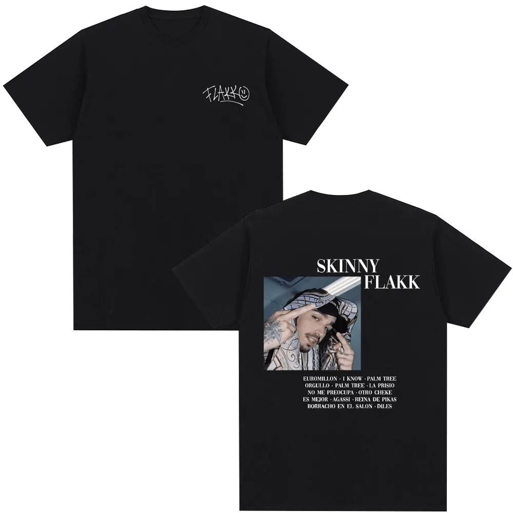 Рэпер Rels B Skinny Flakk Хлопковая футболка Мужская одежда Tide Stye Футболки в стиле хип-хоп
