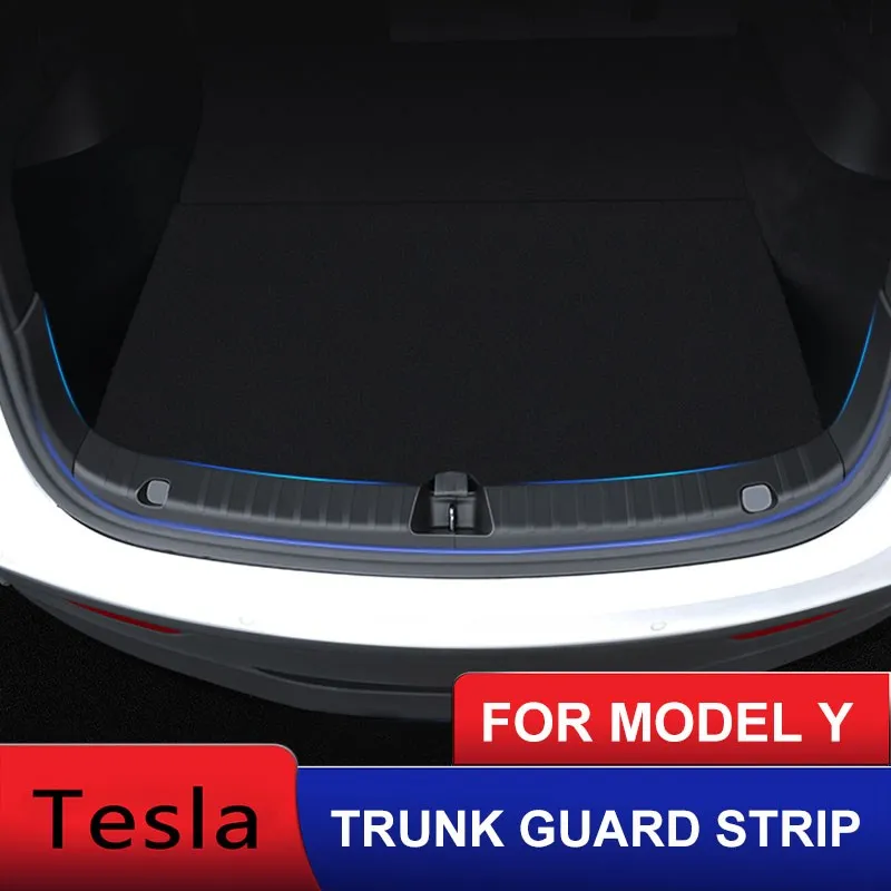 

Модный порог и боковая защита из АБС-пластика для Tesla Model Y 2020-2022, аксессуары, протектор порога багажника, Загрузочная крышка, автозапчасти