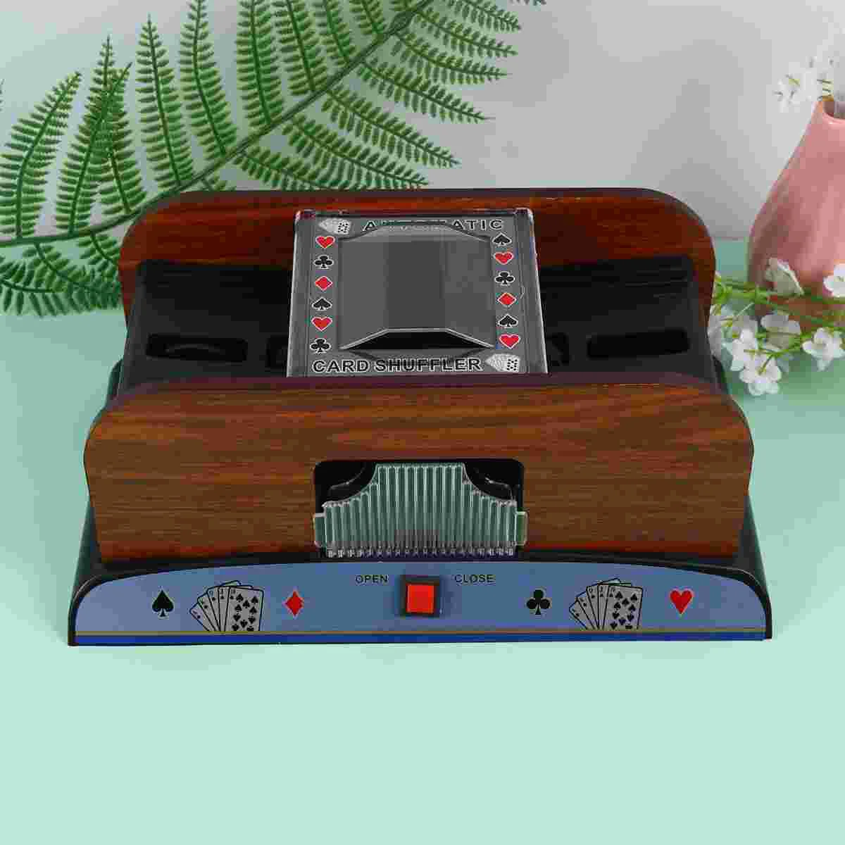 

1Pc Board Game Poker Electric Automatic Shuffler Perfect Without Battery for Bridge Poker Sized