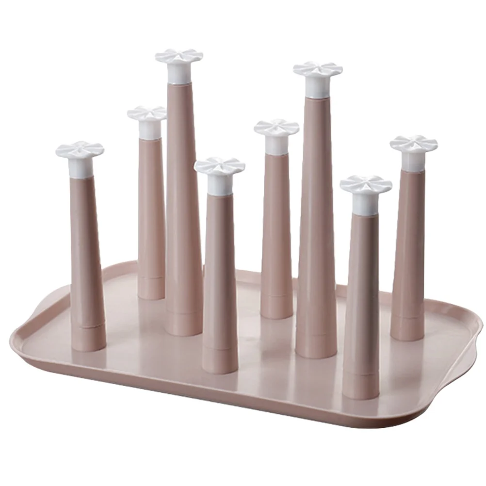 

Rack Cup Bottle Holder Stand Mug Storage Dryer Organizer Baby Kitchen Drain Creative Upside Dish Household Down Countertop